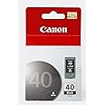 Canon PG-40 Genuine Black Ink Cartridge, Compatible with iP2600/1800/1700/1600, MX310/300, MP470/460/450/210/170/160/150/140/180/190, JX200/210P