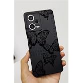 Xiaomi Redmi Note 12 Pro 5G İle Uyumlu Desenli Telefon Kılıfı PDNG01 Kapak Buterflay