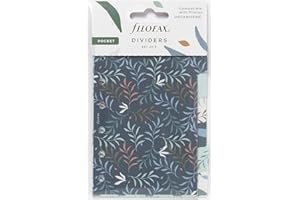 Filofax Pocket Organiser Dividers - Botanical, 132809