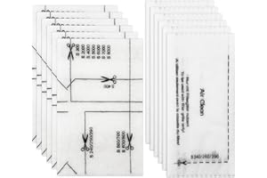 Newpop 12 Stück Staubsauger Filter, Staubsaugerfilter-Set, Staub Filter Set Abluftfilter, Motorschutzfilter, Staubsauger Filter Ersatzfilter, Abluftfilter Filter Microfilter für Miele Staubsauger