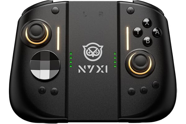 NYXI Hyperion 3 Mando para Switch 2 – Primer Mando Inalámbrico de Terceros para Switch 2, Hall Joystick, Pulsantes Mecánicos, Botón C, Giroscopio de 9 Ejes, Botones Traseros, Ergonomico