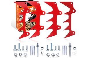 Mtanlo Dubbel avverkning hund stötfångare spikar kedjefångare set för Stihl 024 026 MS240 MS260 029 039 034 036 038 MS290 MS390 MS310 MS311 MS391 MS271 Motoraw pulverlackerad behövs Ändring