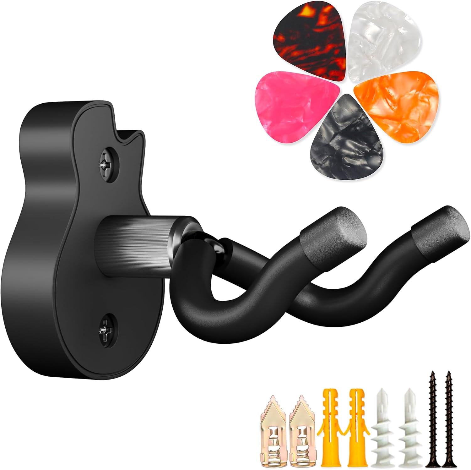 Qualité de Fabrication & Durabilité : DIDA Support mural pour guitare - Crochets mu