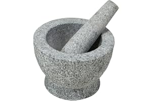 Kesper 7150213 Mörser mit Stößel, Durchmesser 18 cm, Höhe: 12 cm, Granit