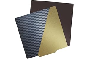 TIOPY Plancha de impresión doble cara PEI texturizado + PET liso 220X220 mm, plancha con lecho térmico Lecho de impresión flexible para MK2/MK2A/Anet A8/Anet A6 (No para Ender 3)