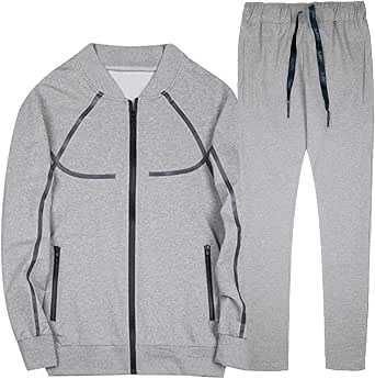 Fannyfuny Tuta da Ginnastica con Cerniera Uomo Invernale Tuta Sportive  Completo Moda Giacca a Maniche Lunghe da Jogging Uomo : Amazon.it:  Abbigliamento
