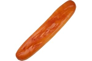 MEENA SUPPLIES Artificial Breads and Pastries! Fake Bread Scented! Cake Patisserie Decor[Baguette]
