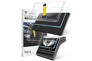 CYBERBEANS 16" + 8" skärmskydd för Tesla Model Y Juniper 2026 | 9H härdat glas, HD, anti-fingeravtryck, reptålig, snabb installation