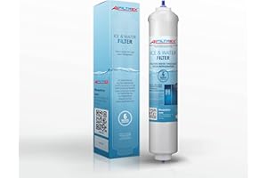 ALFILTREX 1-pack externer Kühlschrank Wasserfilter kompatibel mit Samsung DA29-10105J Aqua Pure HAFEX/EXP DA99-02131B WSF-100 EF9603 HAIER LG
