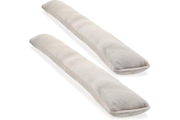 COM-FOUR® 2x dragstopp för dörrar och fönster, vindstopp i mikrofiber