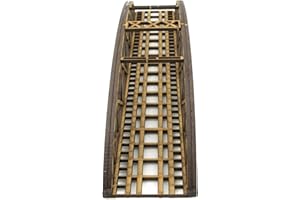 WWS WAR WORLD SCENICS War World Scenics - Puente vía única Tipo Bowstring Escala N en DM 200mm - Elige Color - Modelismo Ferroviario, Maquetas, Dioramas