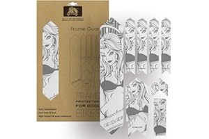 HUIOP bicycle frame guard, Bike Frame Sticker Mountain Bike Scratch Resistant Frame Protector Removable Sticker Road Bicycle Frame Adhesive Guard Cover