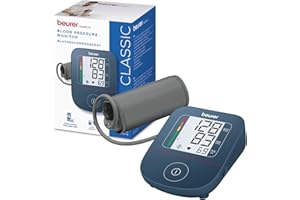‎BEURER Beurer BM 25 ciśnieniomierz naramienny, prosta obsługa jednym przyciskiem, dokładny pomiar, wykrywanie arytmii, złącze USB-C, mankiet na 22-42 cm, przesyłanie danych do Apple Health i innych