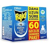 Raid Elektro Likit Sivrisineksiz Etkin Koruma 60 Gece Yedek Şişe
