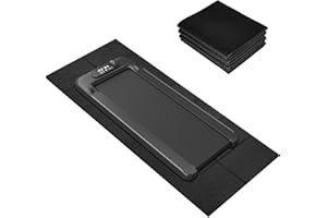 MAXVINI Faltbare Bodenschutzmatte Fitness Unterlegmatte für Fitnessgeräte, 160x75cm/180x80cm/244cmx91cm,6mm Dicke Hohe Dichte PVC Bodenmatte Fitnessgeräte für Laufbänd, gym, Heimtrainer, Rollentrainer