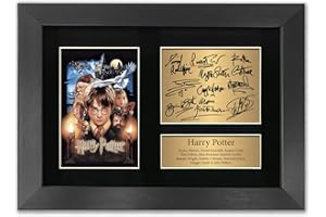 'Generic' BF Harry Potter Autograph Signed A4 Printed Autograph Photo Reproduction Print Picture Display in BLACK FRAME No17