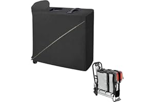 FEIJAZUM Tasche für Thule Easyfold XT 3 Fahrradträger, aus Strapazierfähigem 600D Oxford-Gewebe, Fahrradträgertasche, Transporttasche für Thule 934100 Kupplungsträger, Staubdicht, Wasserdicht, Schwarz