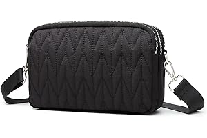 Kono Torby crossbody dla kobiet, wiele kieszeni, torby na ramię, damska torba na ramię, torebka na telefon z regulowanym szerokim paskiem