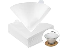 MIBRU Coffee Filters V60 Cone Paper White 100pcs Coffee Filters Unbleached Paper Filters Compatible with Pour Over Drippers 2