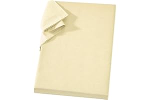 ‎CARPE SONNO Formstabiles Linon Haustuch ohne Gummizug 240 x 260 cm Creme Beige 100% Baumwolle Vielseitiges Strandtuch Tischdecke Sofa- und Sessel-Überwurf Linon Betttuch Linon Laken Linon Leintuch