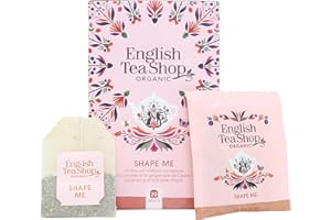 English Tea Shop - Infusion Bio Shape Me - Thé vert et infusion cannelle gingembre ginseng baie d'Acai - 20 Sachets