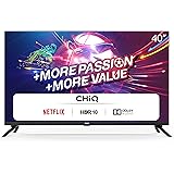 CHiQ L40H7N Smart TV 40 Zoll, Full HD,WiFi, Video,Bluetooth, YouTube, Netflix, Triple Tunner