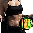 Kindax Fascia Dimagrante Cintura Addominale per Dimagrire, Brucia Grassi e Fa Sudare, Taglia Unisex Dimensione Regolabile per