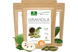MoriVeda® - Graviola pressée I Vegan I Extrait de fruit I 3x 120 tab
