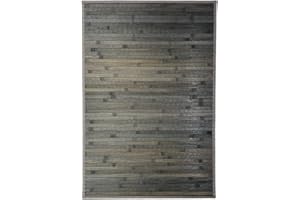 Acomoda Textil – Alfombra Bambú para Interior y Exterior. Alfombra con Cenefa Resistente, Lisa, Estampada y Antideslizante para Hogar, Dormitorio, Cocina, Jardín y Entrada. (160x230 cm, Modelo E)