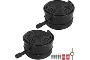 MTATCN Chambre à Air 20x1.75/2.125 avec Valve Schrader De 32mm, Robuste pour VéLo De Route, De Montagne, De Piste,De Cyclocross,VTT, Cruiser, VéLo pour Enfants Et VéLo Gras, en Caoutchouc Butyle - Lot De 2