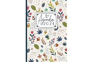 Agenda Settimanale 2024: 1 Settimana Su 2 Pagine | Da Gennaio a Dicembre 2024, italiano e inglese, Formato A5