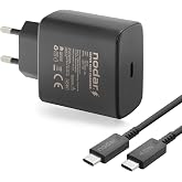 Nodar 45W S&uuml;per Hızlı USB-C Şarj Aleti Seti | 1 Metre Type-C to Type-C Kablo Dahil | PD Hızlı Şarj, Kısa Devre ve Y&uuml;ksek Volt