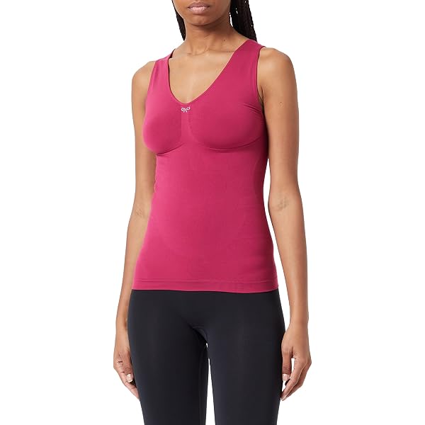 Belly Cloud Damen Unterhemd – Figurformendes Seamless Top Mit V-Ausschnitt, BH-Ersatz
