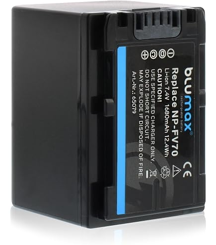 Hochwertiger Ersatzakku Für Sony NP-FH60 – 1500mAh, 6,8V Li-Ion, Perfekt Für Kameras & Camcorder
