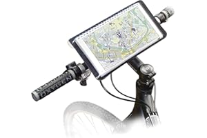 Rixen und Kaul Bicycle-Mounted Map Holder - Black,24.5 x 12.5 cm