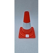 Cono Stradale Birillo UTILFER - Bicolore Rosso/Bianco, Fascia Rifrangente | H 33 Cm, L 22,6 Cm - Foto 7