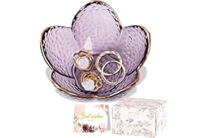 BINOSTER Gifts For Women Trinket Dish Unique Birthday New Home Gifts For Women Her Jewellery Tray Cute Room Decor Aesthetic Bedroom Accessories Ring Dish Holders Small Friendship Christmas House Warming Gifts
