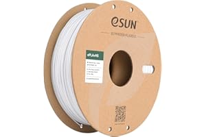 eSUN PLA+ Filament 1.75mm, ePLA+HS High Speed 3D Printer Filament Dimensional Accuracy +/- 0.03mm, 1KG Spool (2.2 LBS) Speedy PLA Plus Filament for High Speed Printers, Cold White