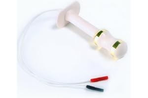 BEACMED Elettrodo sonda vaginale oro placcato per TENS/EMS estim e dispositivi di biofeedback per formazione del pavimento pelvico e urinaria trattamento dell'incontinenza
