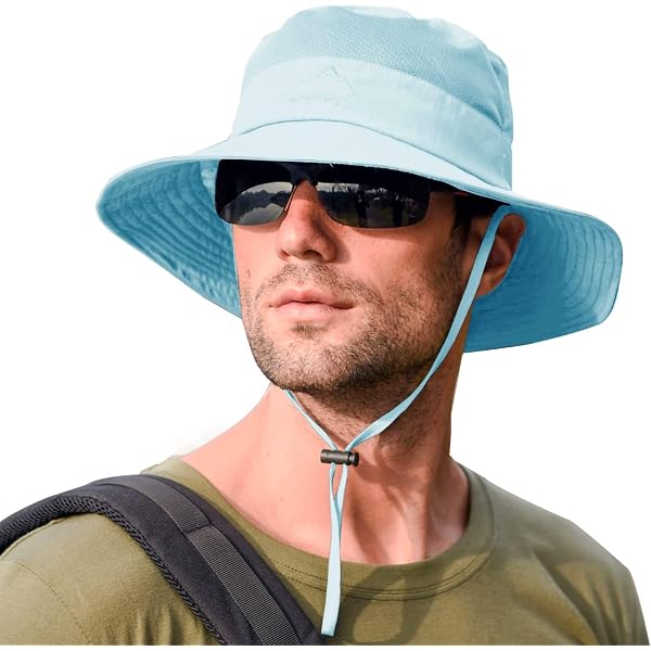 MLPKOI Chapeau De Soleil Respirant Pliable Bucket Hat - Imperméable, Homme/Femme, Pêche, Randonnée, Plage (Lot 2)