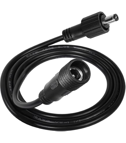 Eleidgs 2 Pcs 5,5 X 2,1 Mm 0-24V 2M Femelle Vers Mâle Câble