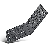 MoKo Tastiera Universale Pieghevole, Ultra Sottile Tastiera Wireless Bluetooth Portatile Ricariabile, in Versione Americana/I