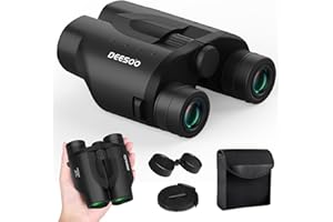 Deesoo 25x32 Fernglas für Erwachsene - Klein HD Ferngläser Kinder - Kompakt Fernglas High Definition Ideal für Outdoor Sportspiele Vogelbeobachtung Reisen Jagd Konzerte Schwarz