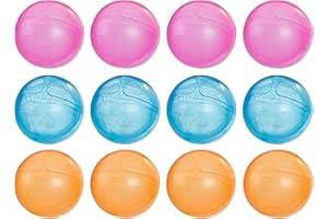 Nerf Super Soaker Hydro Balls Party 12-Pack, Reusable Water-Filled Balls