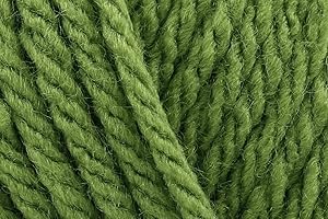 HADSON Sirdar Hayfield Bonus Chunky Crochet Yarn, 100% Acrylic Soft Knitting Wool for Sweaters, Cardigans, Jumpers, Ponchos and Capes - 100g Ball - Fern Green (603) - Single (1 Ball)