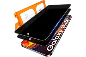 L K LϟK 2 Pièces Verre Trempé pour Samsung Galaxy S25 Ecran Anti Espion, Installation Automatique 0 Poussière & Bulles