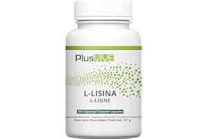 Plusvive - Lot de 365 capsules de L-lysine vegan, à haute efficacité, 500 mg