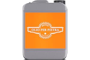 Olio per pietra 2,5l Olio incolore per ardesia, calcestruzzo, pietra naturale I Cura e l'impregnazione della pietra per interni ed esterni I Per cucina, soggiorno, terrazza, bagno I BEKATEQ BE-855