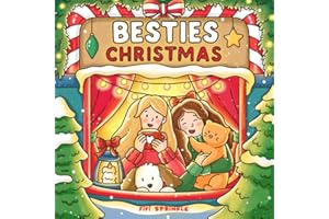 Besties Christmas: Cozy and Cute Winter Girl Moments Coloring Book for Adults and Teens Featuring Festive Friendship Scenes, Adorable Pets, and Relaxing Holiday Vibes