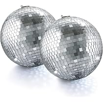 Discokugel 15 Cm – Silberne Spiegelkugel Für Party, Hochzeit, Weihnachtsbaum & Disco-Lichteffekte
